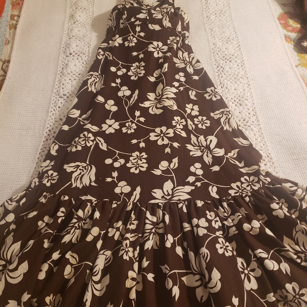 Vtg COCO California 60's/70's cruise wear long dress